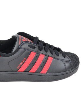 adidas Originals Superstar II Men's Size 11 Black & Red Casual Sneakers NWOB